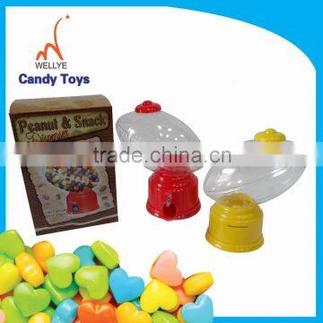 clear plastic candy dispenser/pucker powder 12 flavour candy dispenser/candy dispenser toy