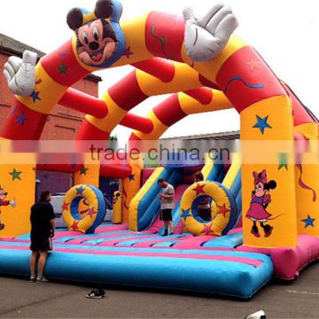 Lanqu Micky Mouse Inflatable Jumping House Bouncer