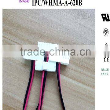 UL1015-18AWG RD/BK+VHR-8 JST wire harness (Crimping+assembly)Custom processing