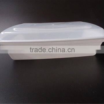 800ml Squarel Packing SuShi Lunch Boxes Disposable Plastic Food Packaging Containers With Lid photo-4