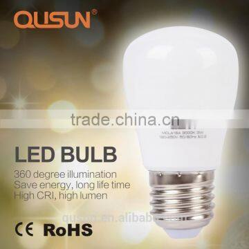 QUSUN Oval-shaped 3W led bulb e27