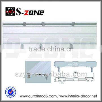 SDC02 Western Model Double Curtain Track Plastic Ceiling Fix Track