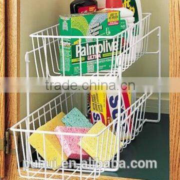 cupboard wire organizer rack