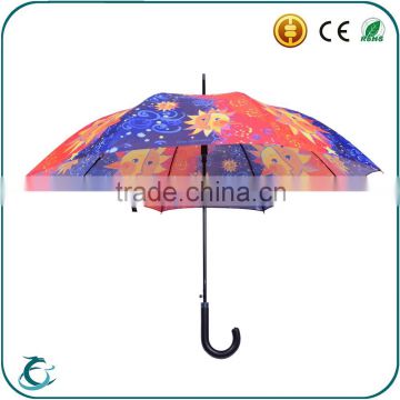 Wholesale cheap custom full body sun printing straight umbrella