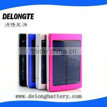 Usb solar charger move power bank mobile power battery chargers 10000mah high capacity DUAL USB high quality solar panel