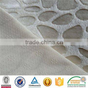 white 100% polyester embossed plush velboa with plastic backing