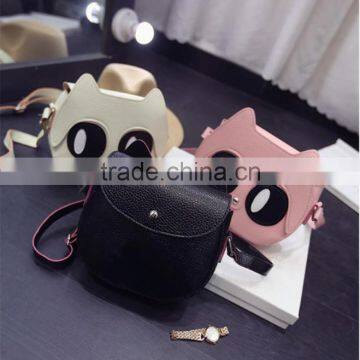 2016 New Design Coin Wallet Cute Design Change Wallet Big Eye Cat Wallet photo-4