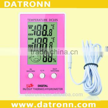 DC105 digital lcd thermometer & hygrometer