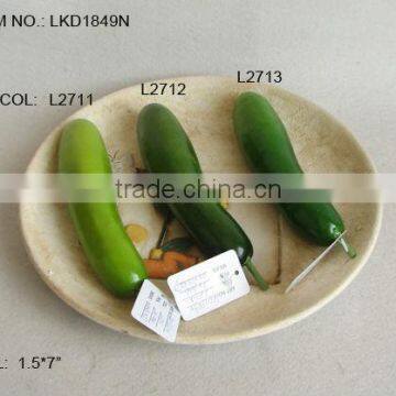 2014Artificial Fake Vegetables 1.5*7"" Artificial Polyfoam Cucumber House Decoration