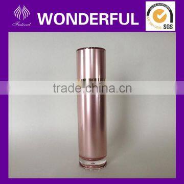 Crystal plastic pump cosmetic packaging tube for cream