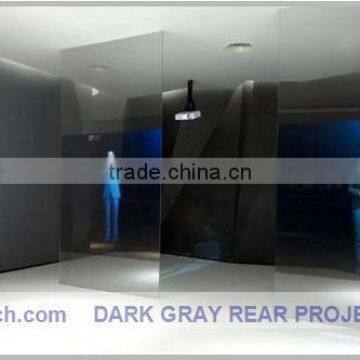 good price of Dark gray Rear Projection film of 16 square meters (1.524m *10.67m) and one free A4 size sample
