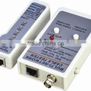 network mlti-modular cable tester for RJ45(UTP/STP) and BNC modular cables