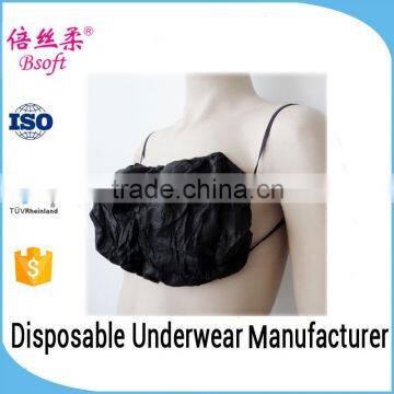 Soft to wear Disposable non woven girl bra for Beauty, Spa, Daily life, Travel