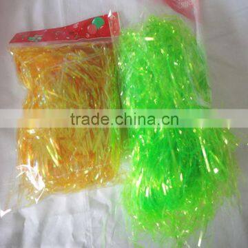 2014 Plastic Easter Grass With High Quality For Decoration