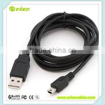 6Ft USB 2.0 Type A Male to Mini B 5pin Male Cable - New