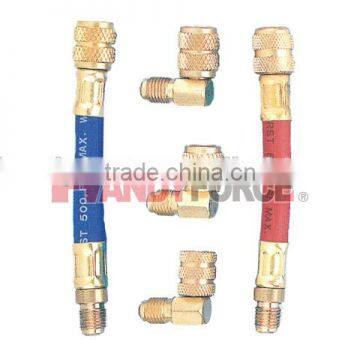 Auto Charging Adapters and Hose Set, Air Condition Service Tools of Auto Repair Tools