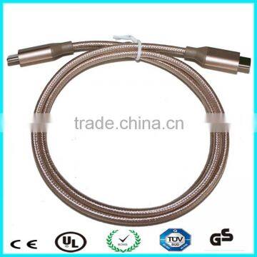1m Rose Golden Nylon Braided 10gbps USB-C to USB-C Cable photo-6