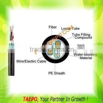 multimode Optic electric composite GYTS+2x2.5mm2 cable