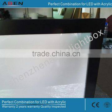 Factory Black Aluminum Frame Single Side Slim Light Box
