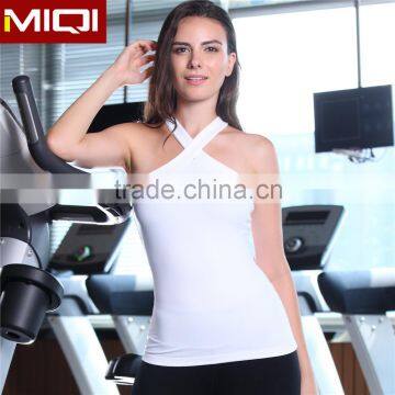 Newest style custom fashionable fitness wear active apparel women yoga tank top