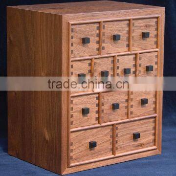 2016 Wholesale Handmade New Design Cheap Wooden Spice Box for Kitchen Storage