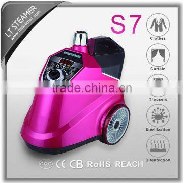 S7 Fuchsia Rose Best Sales Digital Control 2200W Garment Steamer