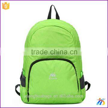 nylon travelling backpack school bag sports bags folding bag