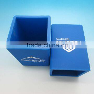 promotional /lovely desk silicone rubber pencil container holder