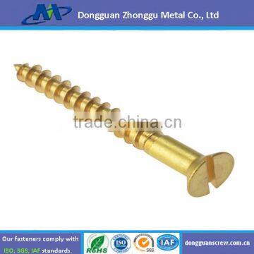 Brass slotted Flat Head Self Tapping Screw