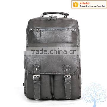 Promotional price PU leather backpack and multi-function men's bag