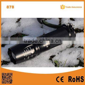 Aluminium led long range T6 Led Bulb flashlight torch