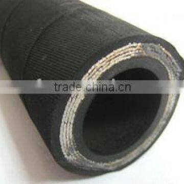 Flanged high pressure hydraulic rubber hose