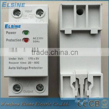 60A Automatic household over and under voltage protector device