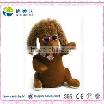 Music dancing and moving ears electric fluffy puppy toy