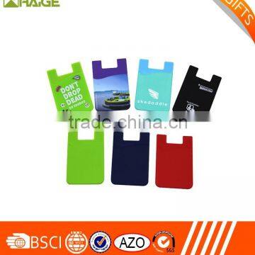 100% Silicone Mobile Card Holder