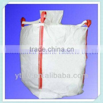 pp container bag /PP u-panel bag with fill spout/pp flat bottom big bag