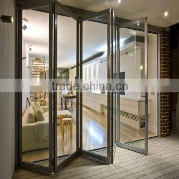 China top 10 brand aluminum bifold door on alibaba in shop high quality aluminum bifold door