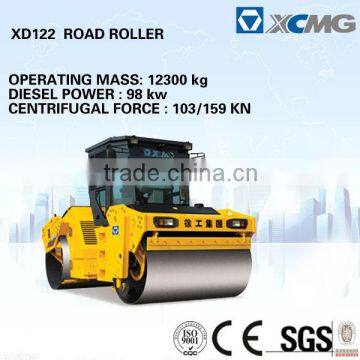 XCMG XD122E of double drum vibratory road roller