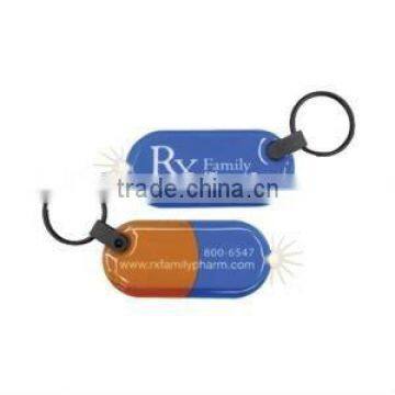 HOT!! PVC led keyring as good promotional gifts