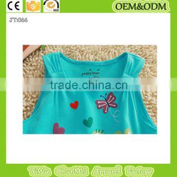 2015 Crocodile T-shirt Sleevelessr T-shirt Girl t Shirt Baby Clothes Wholesale Price Organic Kids photo-3