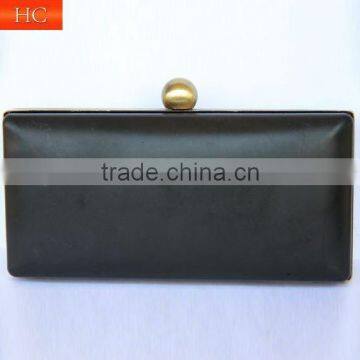 6.5*3inch Antiques Brass Box Purse Frame With Two Plastic Shells photo-4