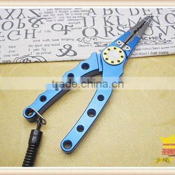 Hand speed shear high quality titanium aluminum fishing plier beak hook multifunctional road sub fishing scissors