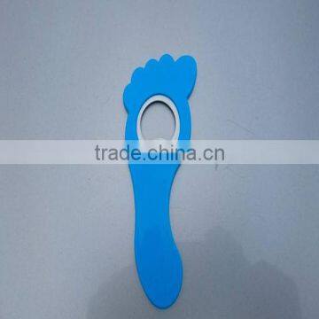 plastic foot shape bottle opener