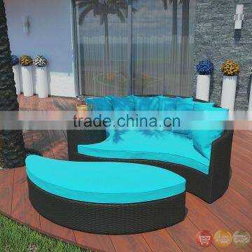 Wholesale China Manufacture Modern Round Rattan Daybed photo-3