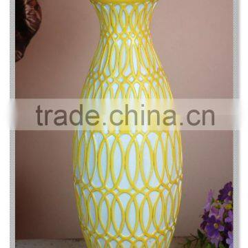 Moderm geometrical pattern vases collection dry flower vase decoration