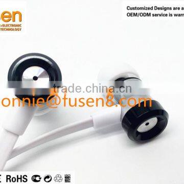 E10 2016 hot sale colorful in-ear stereo earphone with new design