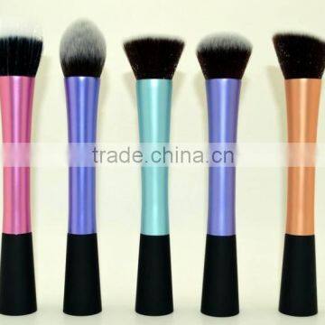 5pcs long metal handle makeup brush single