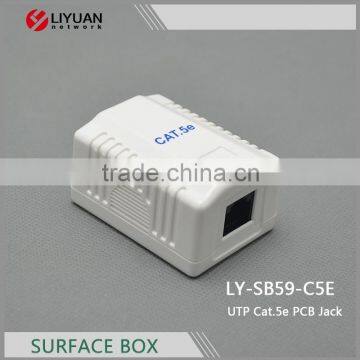 LY-SB59-C5E UTP Cat.5e PCB Jack Surface Mount Box photo-2