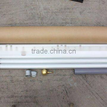7.6m heavy Aluminum flagpole kit