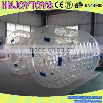 transparent inflatable roller, inflatable water cylinder roller,inflatable roller coaster